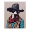 Empire Art Direct Empire Art Direct GIC-PR021-2016 High Resolution Pets Rock Giclee Printed on Cotton Canvas on Solid Wood Stretcher - Cowboy GIC-PR021-2016